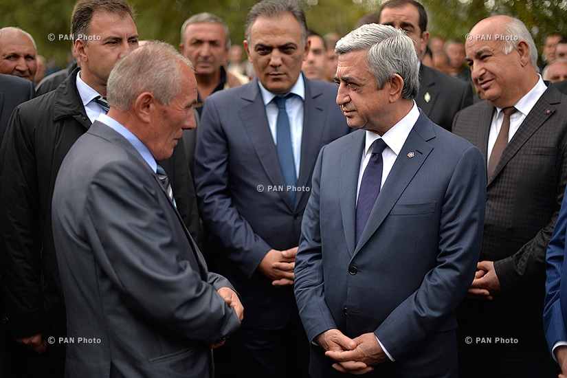Նախագահ Սերժ Սարգսյանի աշխատանքային այցը Սյունիքի մարզ