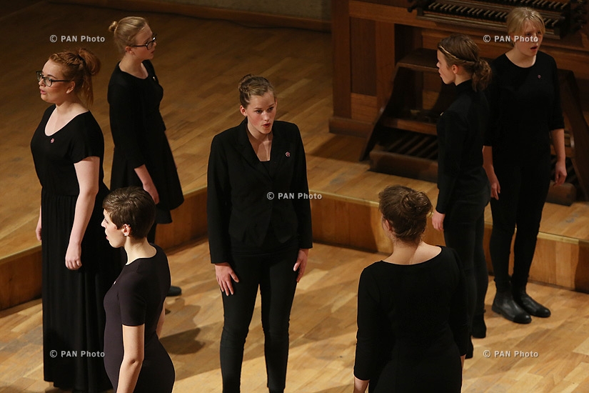 Concert of Danish 'MidtVest' Girls Choir in Yerevan