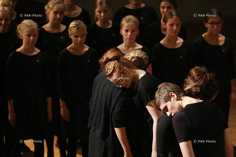 Concert of Danish 'MidtVest' Girls Choir in Yerevan