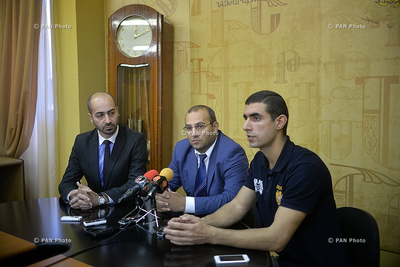 Press conference launching “Street Workout Armenian Championship”