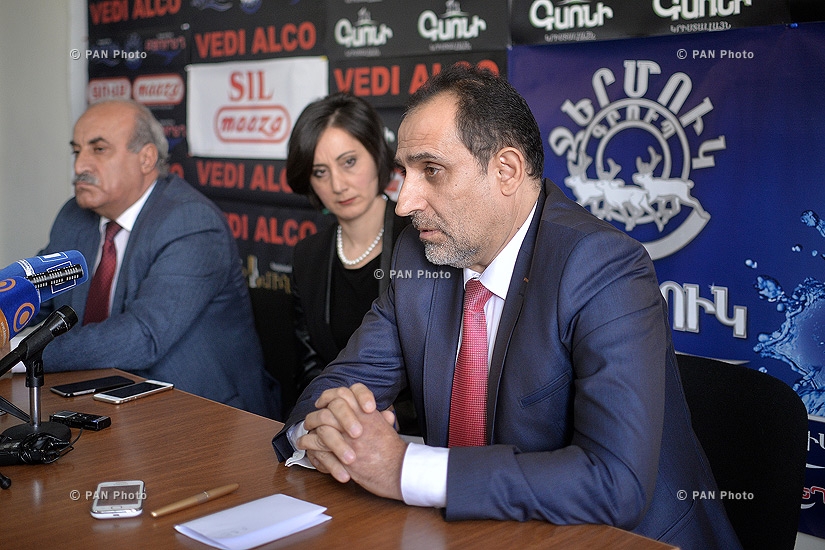 Press conference of National Consent party Leader Aram Harutyunyan and  RPA member Khosrov Harutyunyan  