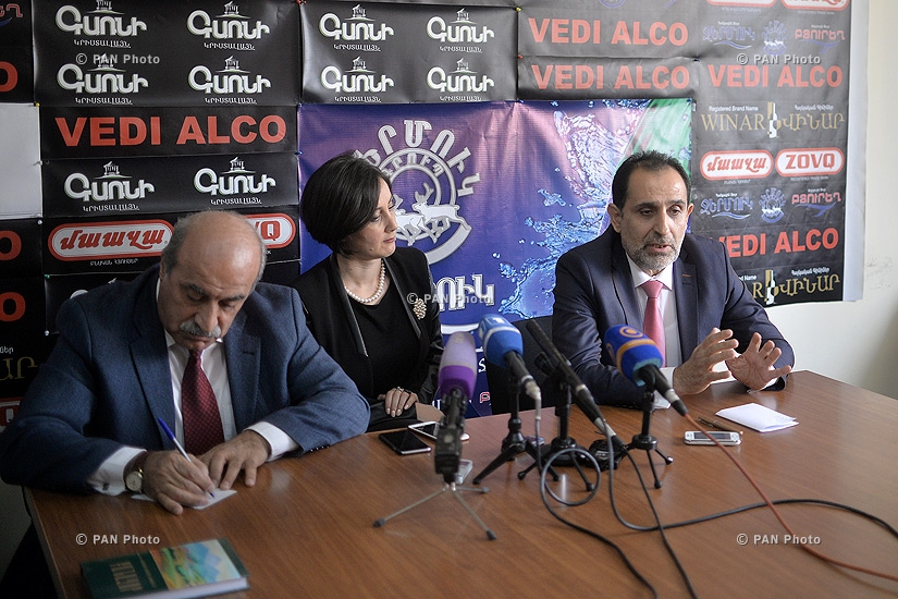 Press conference of National Consent party Leader Aram Harutyunyan and  RPA member Khosrov Harutyunyan  
