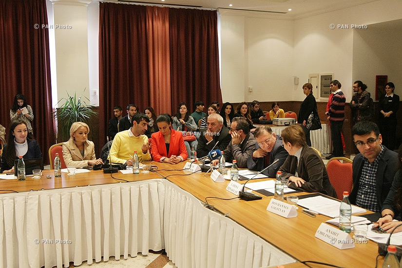 Public discussion titled 'Constitutional amendments in Armenia: The process of constitutional amendments and specific aspects of proposed governance system'