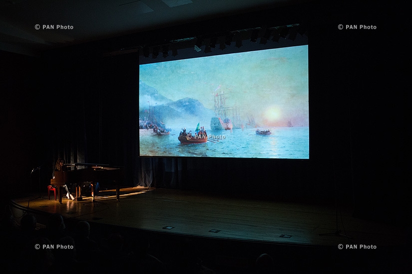 Digital exhibition titled “Aivazovsky Rhapsody: Revival of Paintings by the World Famous Marine Artist” and pianist Anjelica Akbar’s concert