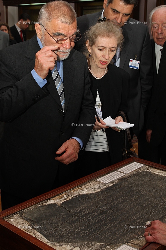 President of Croatia Stjepan Mesić visits Institute of Ancient Manuscripts Matenadaran