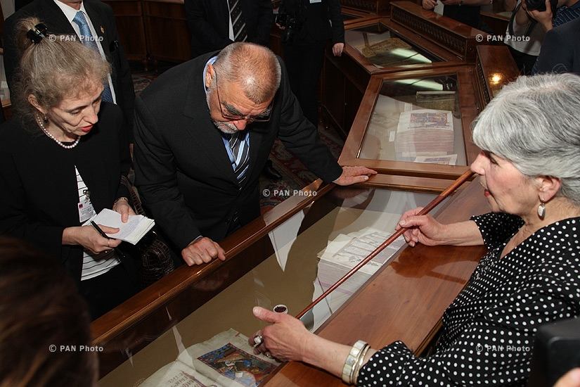 President of Croatia Stjepan Mesić visits Institute of Ancient Manuscripts Matenadaran