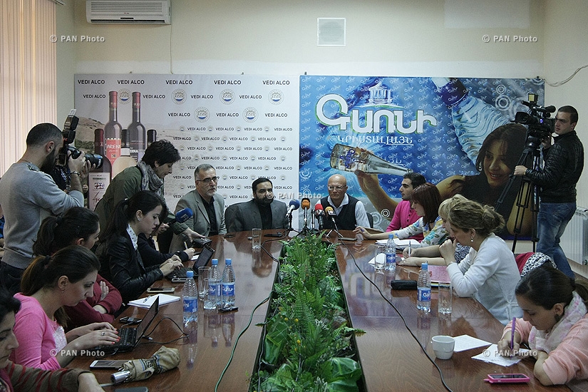 Press conference of monuments specialist Samvel Karapetyan and director of the Center for Culture of the Embassy of Iran Mejid Meshki 