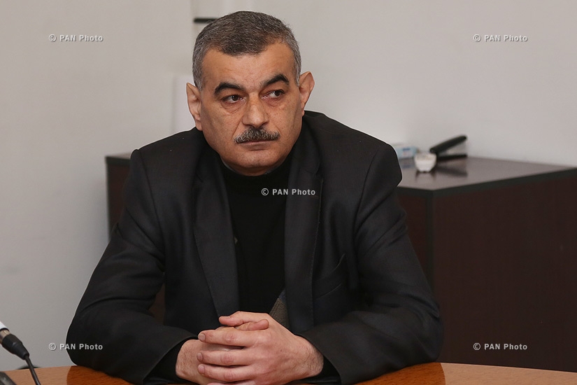 «Նոր Հայաստան» հանրային փրկության ճակատի «Ընդդիմության միասնական շտաբ»-ի անդամների մամուլի ասուլիսը