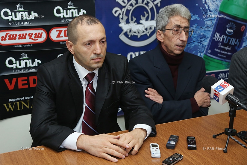 Press conference of turkologists Hakob Chakryan and Andranik Ispiryan