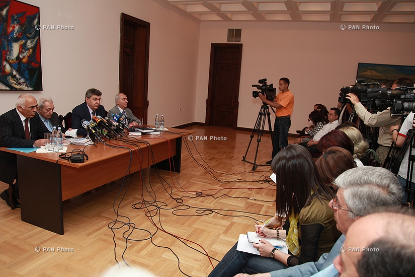 Press conference of the head of the Union of Armenians of Russia and World Armenian Congress Ara Abrahamyan