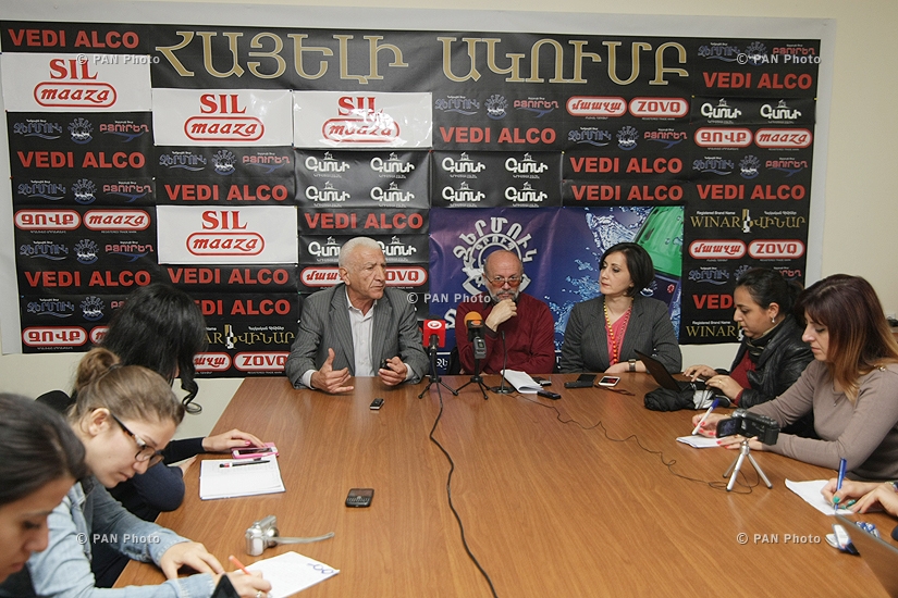 Пресс-конференция Лерника Алексаняна (РПА) и главы партии «Христианско-демократическое возрождение» Соса Гимишяна