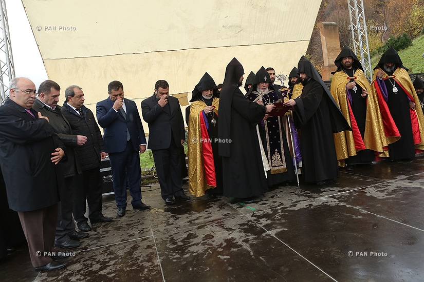 В Дилижане состоялась церемония освящения участка для строительства в городе первой церкви