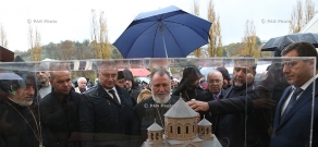 Դիլիջանում տեղի է ունեցել քաղաքի նոր եկեղեցու հողօրհնության արարողությունը