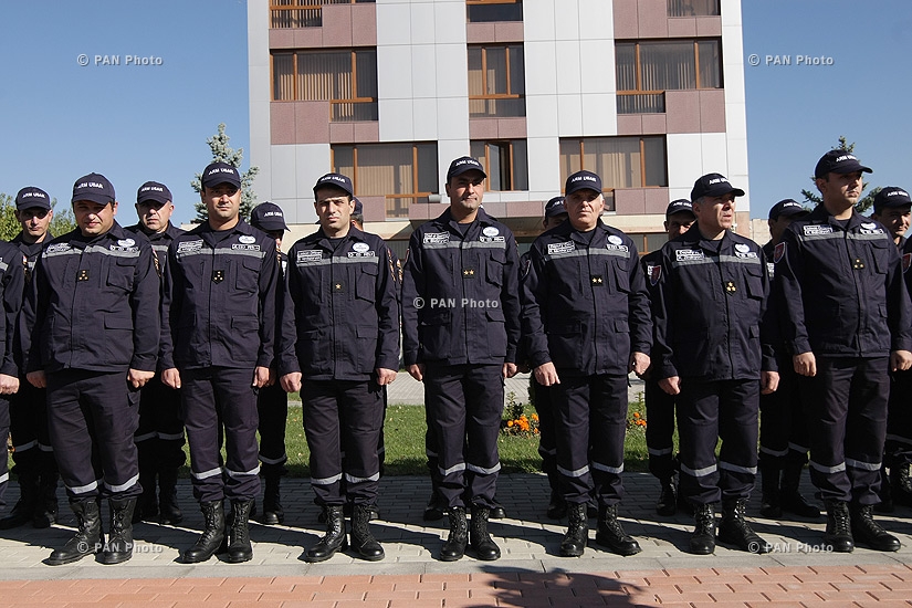 45 сотрудников МТУЧС Армении награждены медалями и грамотами за сдачу экзамена-учения по внешней квалификации для членства в международной поисково-спасательной консультативной группе ООН (INSARAG)