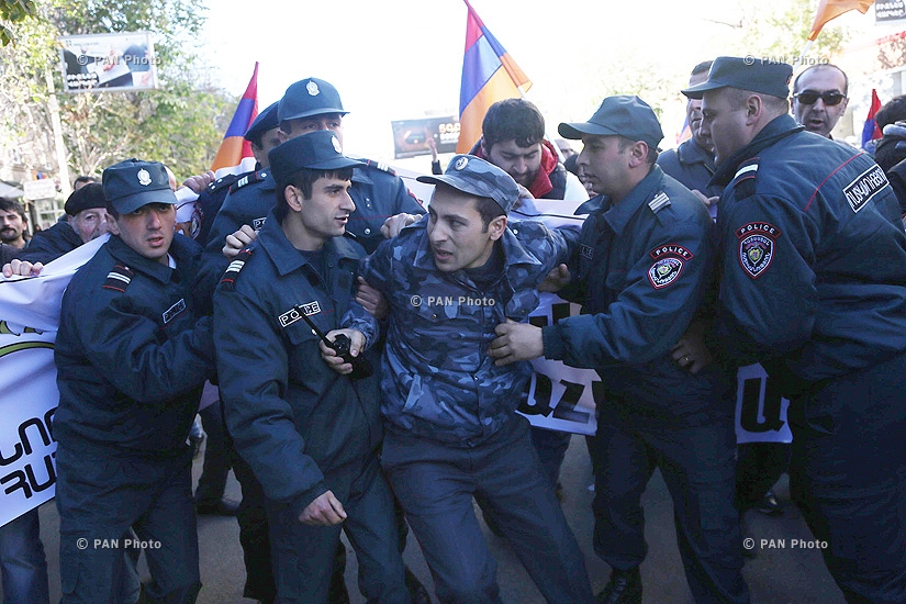 New Armenia front rally in Vanadzor