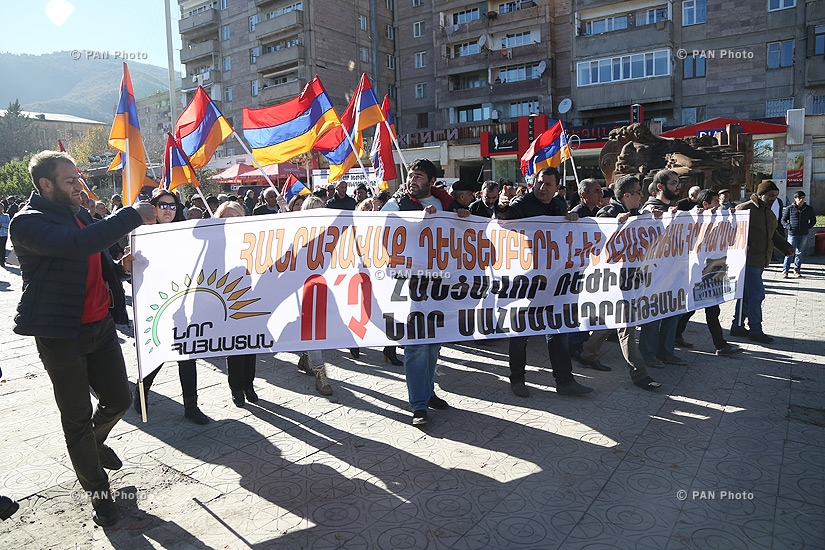 Митинг фронта «Новая Армения» в Ванадзоре