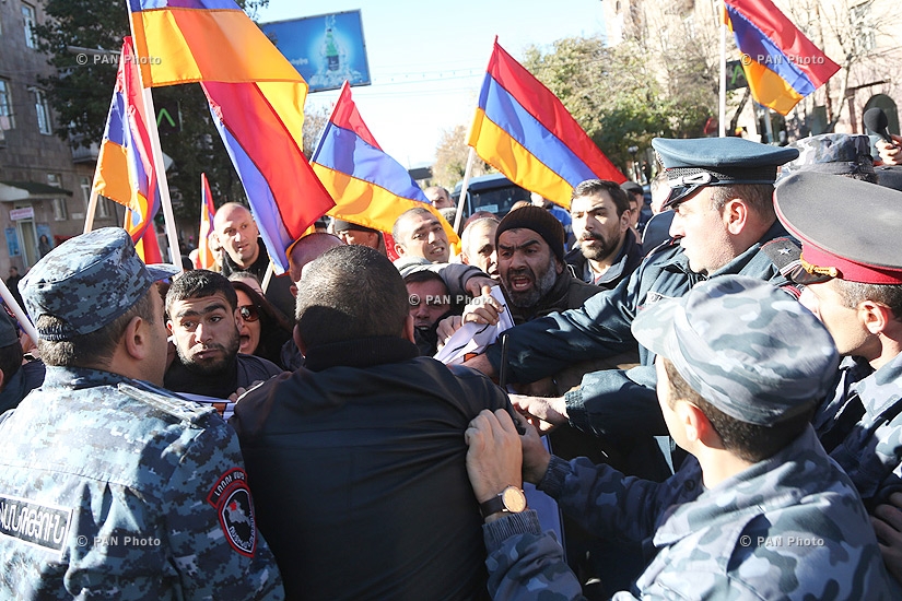 New Armenia front rally in Vanadzor