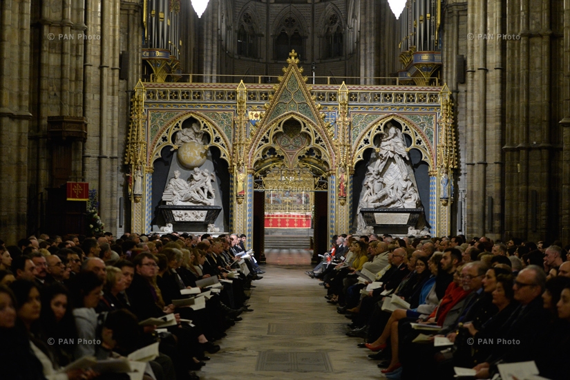 London hosts ceremony to commemorate holy Armenian Genocide martyrs