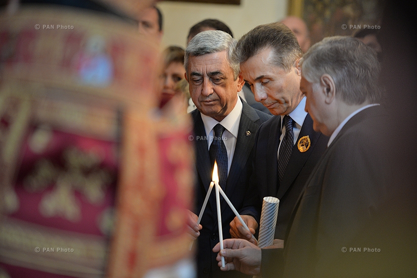 Re-consecration ceremony of Armenian Cathedral of St George in Tbilisi