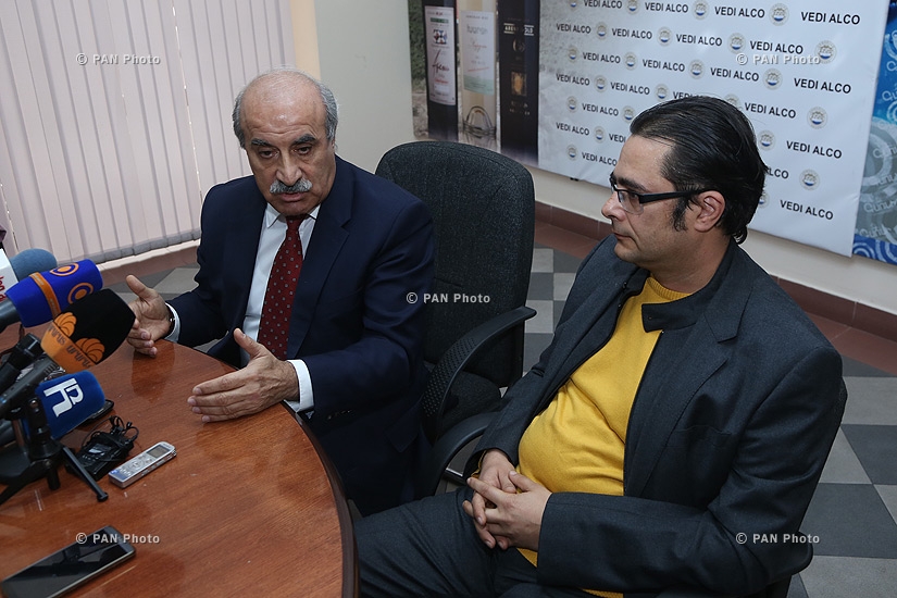 Press conference of the Member of 'New Armenia' font's council Andreas Ghukasyan and RPA member Khosrov Harutyunyan