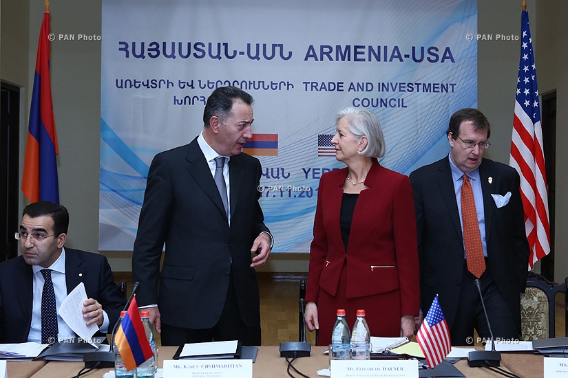Հայաստան-ԱՄՆ առևտրի և ներդրումների հարցերով խորհրդի առաջին նիստը