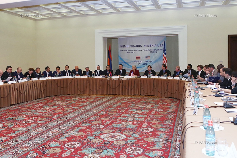 First session of the Armenian-US Council on Trade and Investment