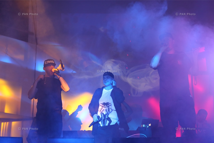 Concert of Russian Rap Group Kasta in Yerevan