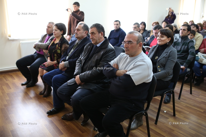 Агиткампания посвященного конституционным реформам реалити-шоу «Да и Нет» в Ширакской области Армении 
