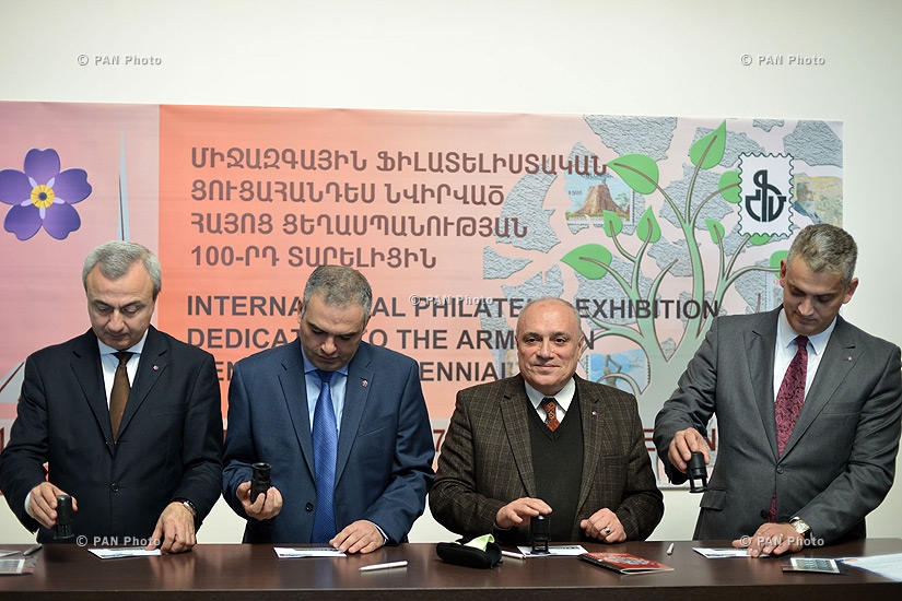 International philatelic exhibition dedicated to the Armenian Genocide centennial