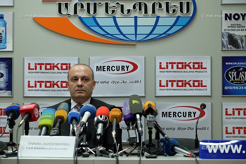 Press conference of Deputy Head of the Investigation Department of the National Security Service (NSS) Mikayel Hambardzumyan