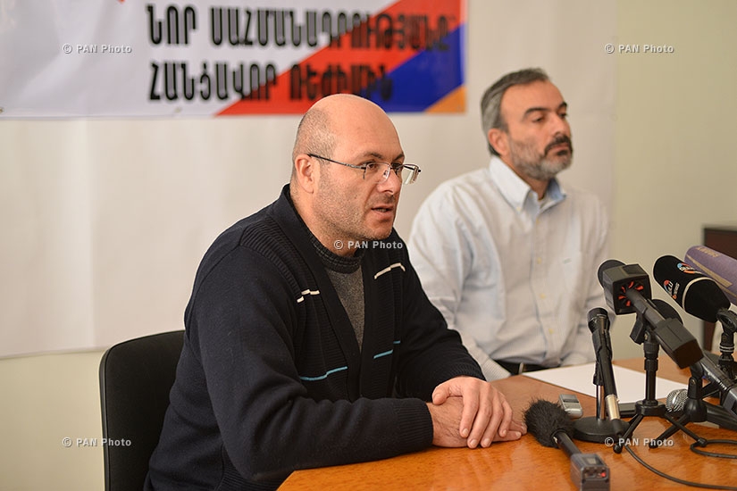 Пресс-конференция члена штаба «Новая Армения» Жирайра Сефиляна