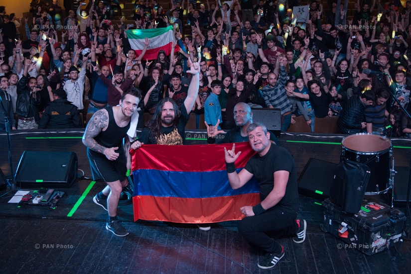 Концерт бразильской метал-группы Sepultura в Ереване