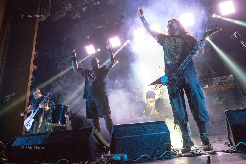 Концерт бразильской метал-группы Sepultura в Ереване