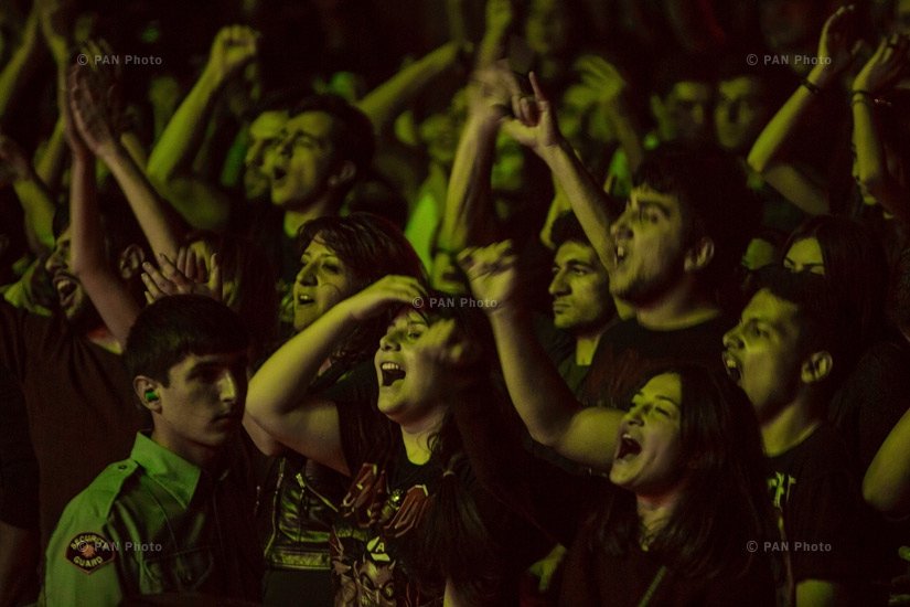 Concert of Brazilian metal band Sepultura in Yerevan 