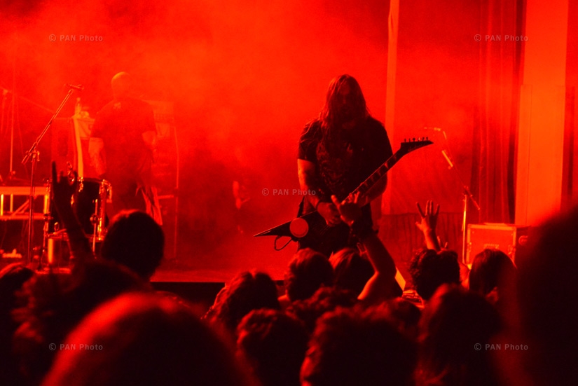 Concert of Brazilian metal band Sepultura in Yerevan 