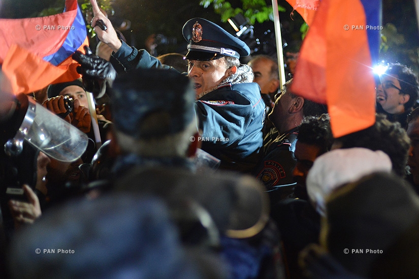 “New Armenia” Public Salvation Front's rally against constitutional amendments kicks off in Yerevan: Day 1