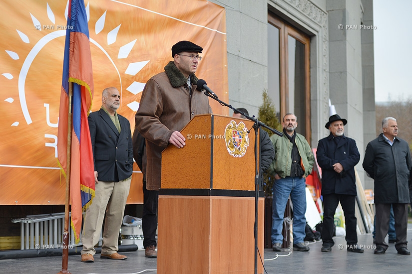 Press conference of 'New Armenia' Public Salvation Front's members