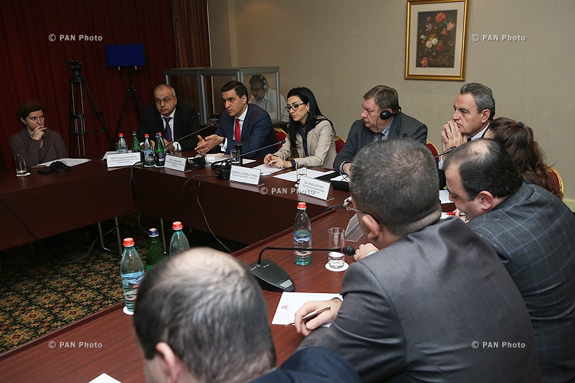 Round table discussion on provisions of draft law, regulating forensic activities in Armenia