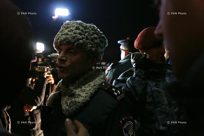 “New Armenia” Public Salvation Front's rally against constitutional amendments: Day 2