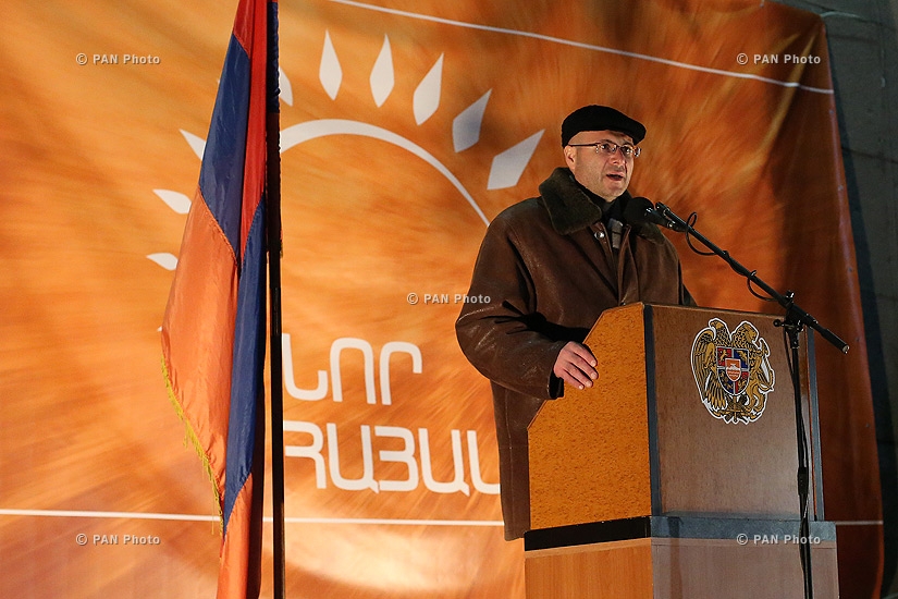 “New Armenia” Public Salvation Front's rally against constitutional amendments: Day 2