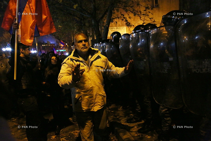 “New Armenia” Public Salvation Front's rally against constitutional amendments: Day 2