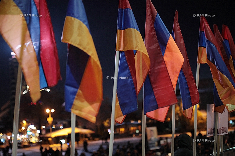 Митинг фронта общественного спасения «Новая Армения» против конституционных реформ: День 4