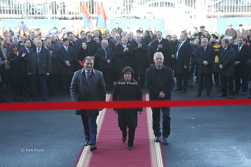 Opening of Yerevan youth sport school of figure skating and ice-hockey after Irina Rodnina