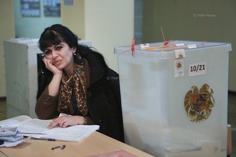 Референдум по внесению изменений в конституцию Армении: Подсчет голосов 