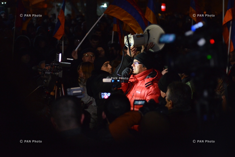 Митинг фронта общественного спасения «Новая Армения» против конституционных реформ: День 6