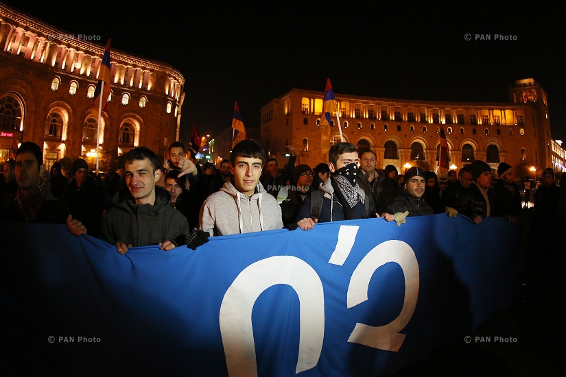Митинг фронта общественного спасения «Новая Армения» против конституционных реформ: День 7