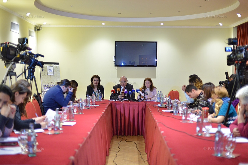Брифинг, посвященный итогам мониторинга «Освящение конституционного референдума 6 декабря 2015 года в СМИ АРмении»