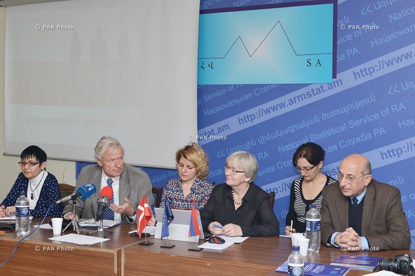 Встреча с экспертами статистической службы Дании, состоявшаяся в рамках программы ЕС Twining «Укрепление Армянской национальной статистической системы – этап II»