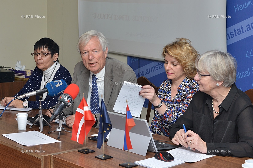 Встреча с экспертами статистической службы Дании, состоявшаяся в рамках программы ЕС Twining «Укрепление Армянской национальной статистической системы – этап II»
