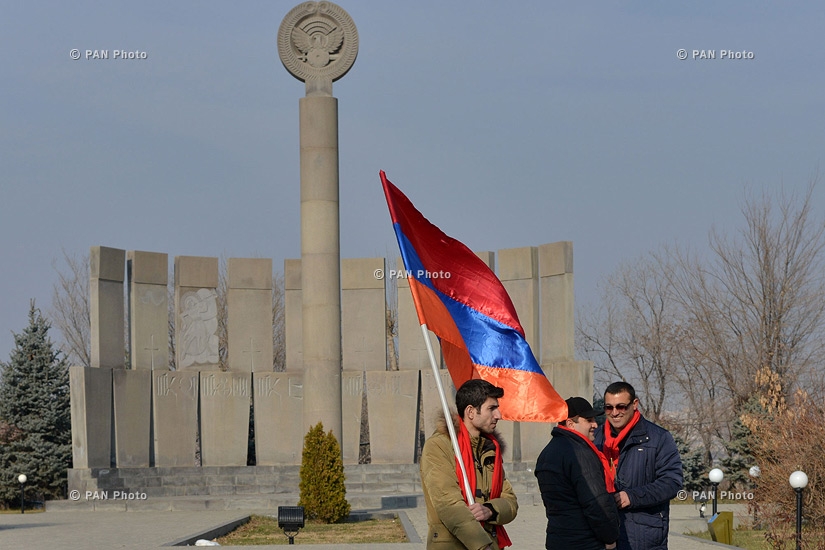 Visit to Yerablur Pantheon on the occasion of Armenian Revolutionary Federation's 125th anniversary